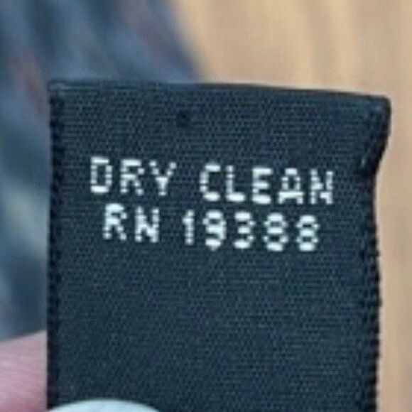 Vintage Bill Blass Black Label Silk Necktie Gray Peacock Feather Design - Picture 5 of 5